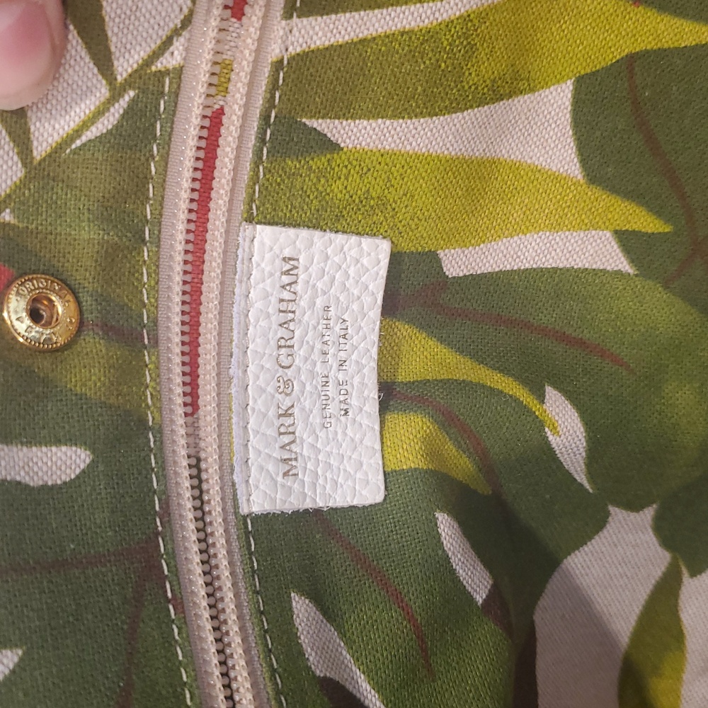 Mark & Graham Rafia Tote Bag - Picture 12 of 14